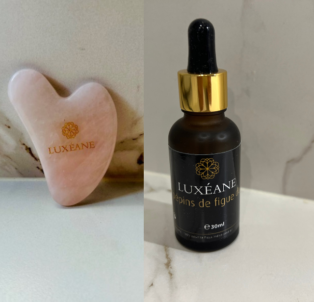 Coffret Précieux – Huile de Figue de Barbarie 30 ml & Gua Sha (Édition limitée)