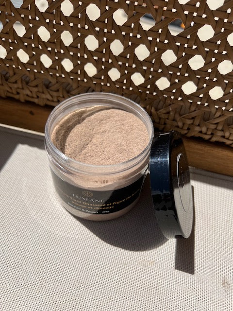 🌿Masque Purifiant Ghassoul & Figue de Barbarie - Visage & Cheveux (Format Poudre)