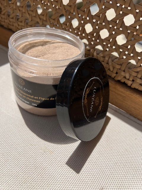 🌿Masque Purifiant Ghassoul & Figue de Barbarie - Visage & Cheveux (Format Poudre)