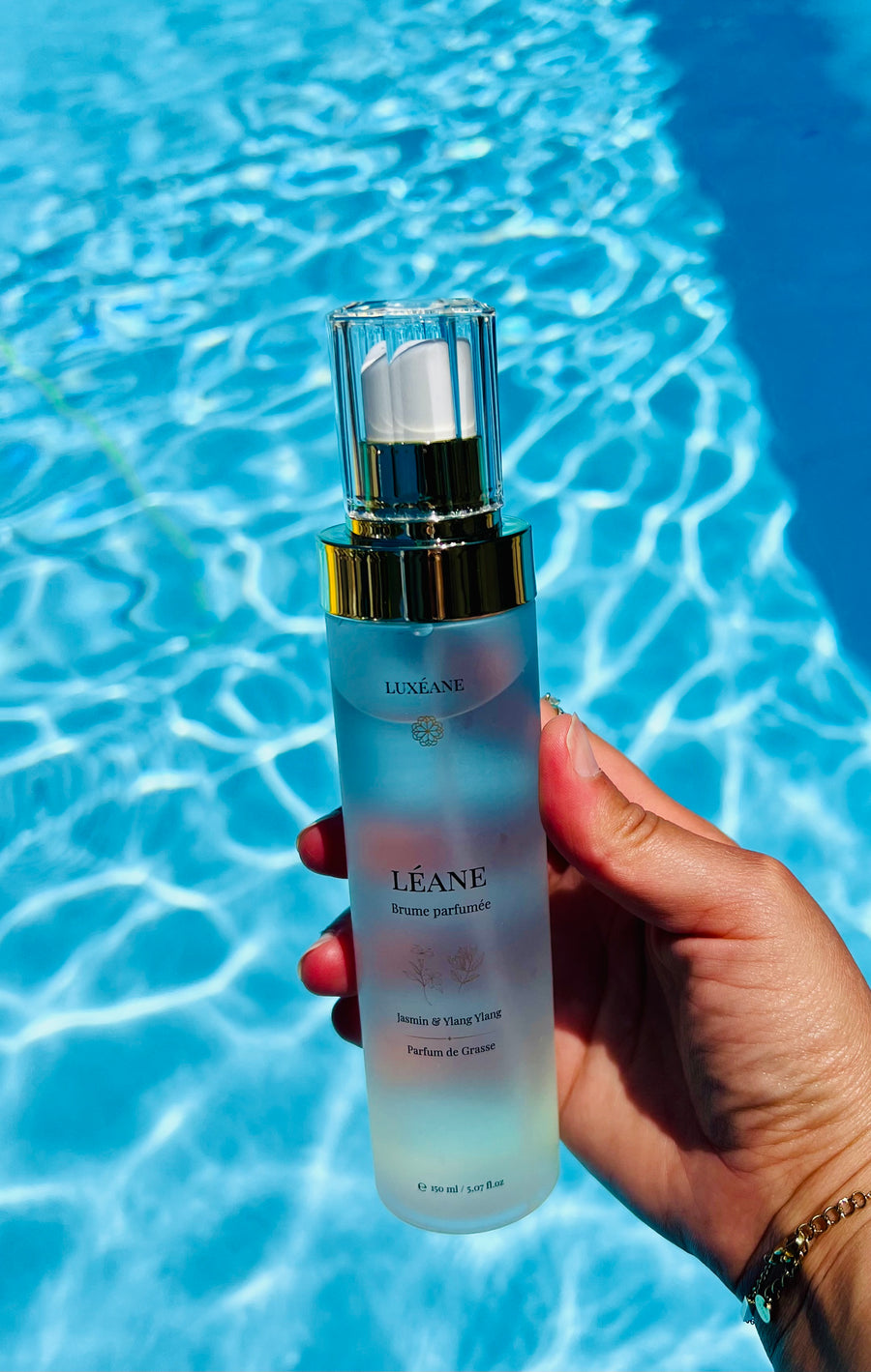 LÉANE – Brume parfumée Jasmin & Ylang-Ylang Parfum de Grasse – 150 ml
